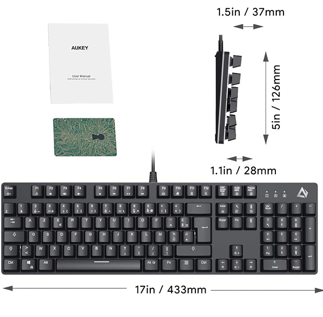 Aukey KM-G12, un clavier performant à prix mini - page 1- GamAlive